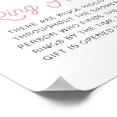 CLARA Retro Ice Cream Bridal Shower Ring Hunt Game ポスター (角)