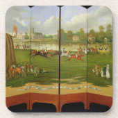 Clarenceの金ゴールドのコップのための競争の開始の コースター (正面)