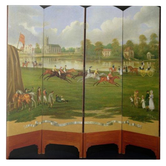 Clarenceの金ゴールドのコップのための競争の開始の タイル (正面)