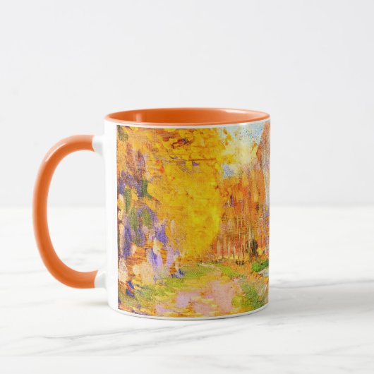 Clarence Gagnon art, Canal du Loing, Morett マグカップ (左)