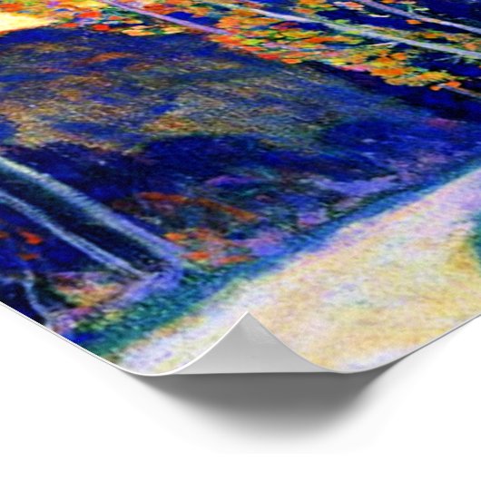 Clarence Gagnon art, Evening, Siena ポスター (角)