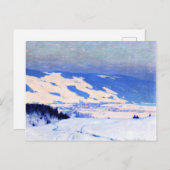 Clarence Gagnon - Baie-Saint-Paul ポストカード (正面/裏面)