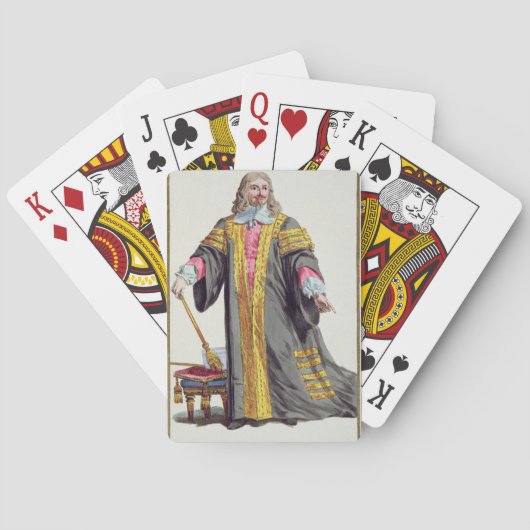 Clarendonのエドワードハイドの(1609-74年の)最初伯爵からの トランプ (裏面)