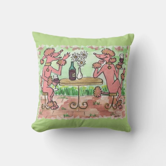 Claretのフレンドリーなガラス クッション (正面)