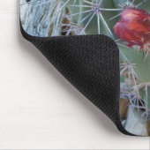 Claretコップのサボテンの花のマウスパッド マウスパッド (コーナー)