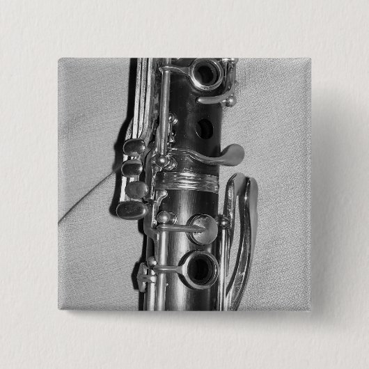 Clarinetボタン 缶バッジ (正面)