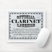 Clarinetライセンス マウスパッド (マウス)