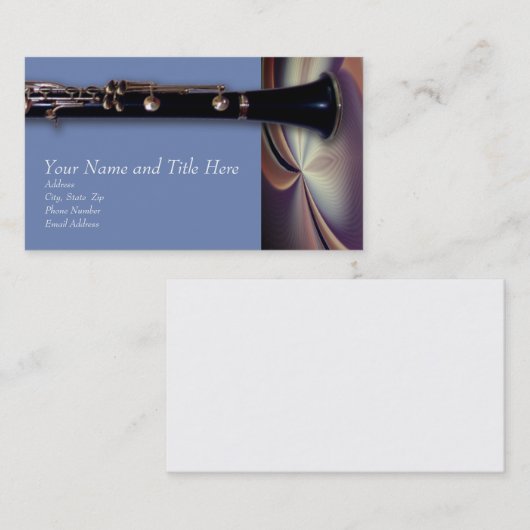 Clarinet名刺 名刺 (正面/裏面)