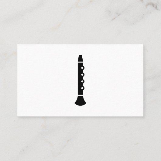 Clarinet名刺#2 名刺 (裏面)
