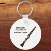 CLARINET Class of 2027 Marching Band Keychain キーホルダー (裏面)