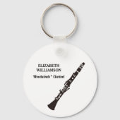 CLARINET Class of 2027 Marching Band Keychain キーホルダー (裏面)