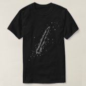 Clarinet Formed By Musical Notes Music Instrument3 Tシャツ (デザイン正面)