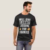 Clarinet Lessons For Cookies Teaching  Clarinet Pl Tシャツ (正面フル)