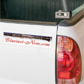 Clarinet-Now.com Bumper Stecker(Clarinet-Now.comバン バンパーステッカー (トラック上)