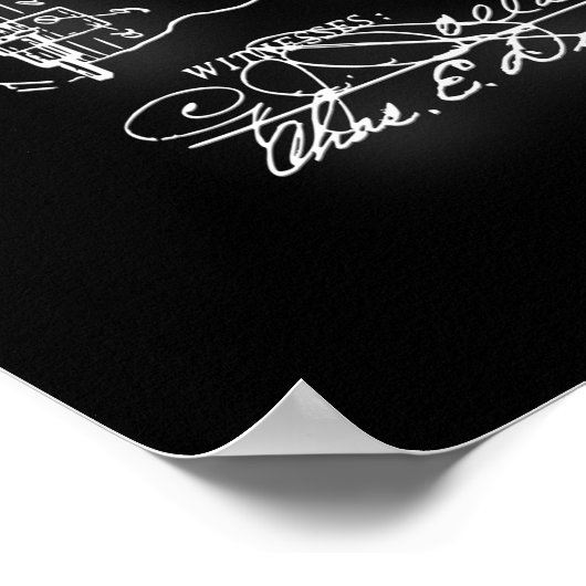 Clarinet Patent Poster ポスター (角)