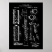 Clarinet Patent Poster ポスター (正面)