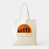 Clarinet Player, Funny Human Evolution Gift3 トートバッグ (裏面)