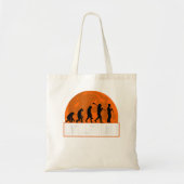 Clarinet Player, Funny Human Evolution Gift3 トートバッグ (正面)