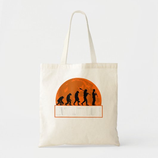 Clarinet Player, Funny Human Evolution Gift3 トートバッグ (正面)