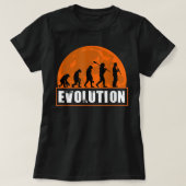 Clarinet Player, Funny Human Evolution Gift3 Tシャツ (デザイン正面)