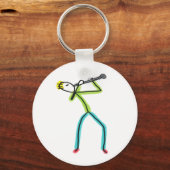 Clarinet Stickman キーホルダー (裏面)