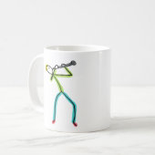 Clarinet Stickman コーヒーマグカップ (正面左)