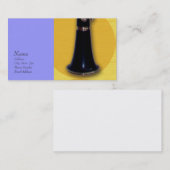 ClarinetCentral.comのためのクラリネットの名刺 名刺 (正面/裏面)