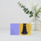 ClarinetCentral.comのためのクラリネットの名刺 名刺 (スタンド正面)