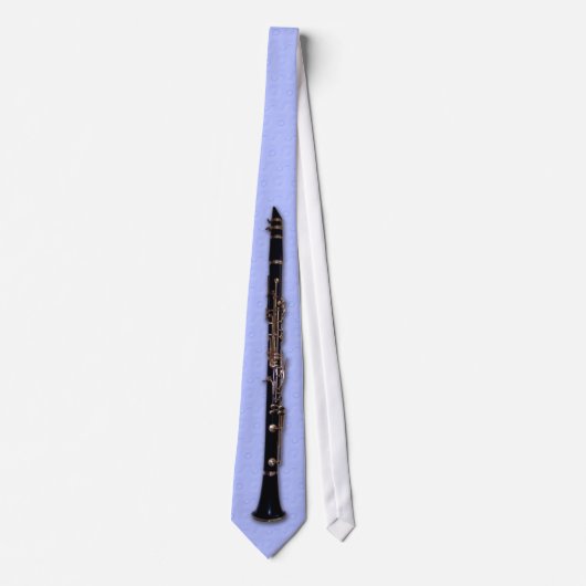 ClarinetCentral.com用Clarinet Tie ネクタイ (正面)