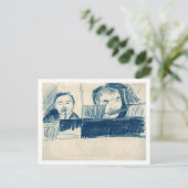 Clarinetist and Piccolo Player、Vincent van ゴッホ ポストカード (スタンド正面)