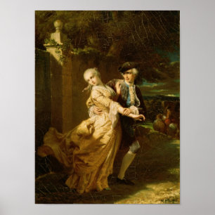 Clarissa Harlowe 1867年を誘拐するLovelace ポスター