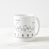 Clarisseペプチド名mug コーヒーマグカップ (正面右)