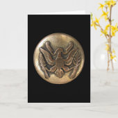 Claritasボタンイメージ1973カード カード (黄色い花)