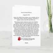 Claritasボタンイメージ1976カード カード (裏面)