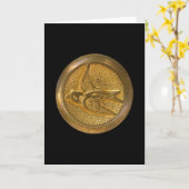 Claritasボタンイメージ1986カード カード (黄色い花)