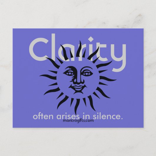 Clarityポストカード ポストカード (正面)