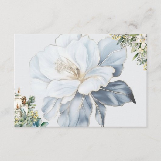 Clarity 空白のレシピカード エンクロージャーカード (正面)