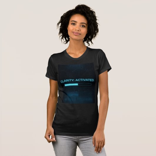 Clarity: Activated – Conscious Upgrade Wisdom Tシャツ (正面フル)