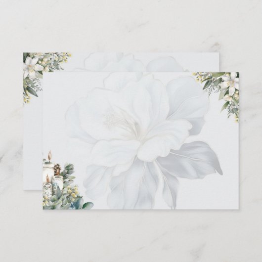 Clarity Basic空白のレシピカード エンクロージャーカード (正面/裏面)