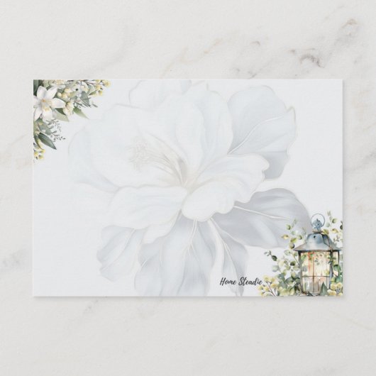 Clarity Basic空白のレシピカード エンクロージャーカード (裏面)