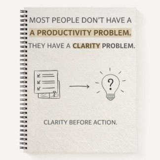 Clarity before Actions Notbook  ノートブック