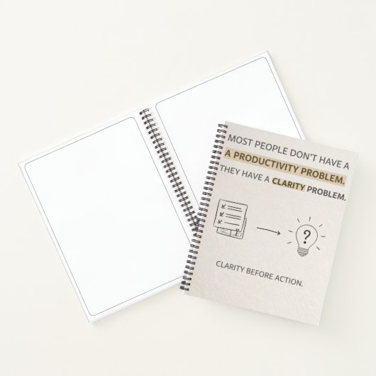 Clarity before Actions Notbook  ノートブック (内部)