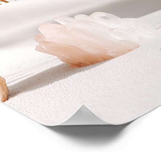 Clarity Changes Everything | Neutral Minimalist ポスター (角)