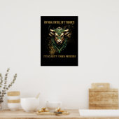 CLARITY UNDER PRESSURE | Bull ポスター (キッチン)