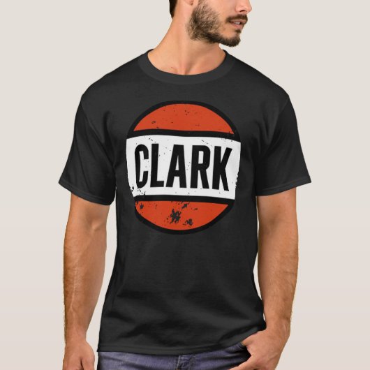 Clark Oil Retro  Classic T-Shirt Tシャツ (正面)