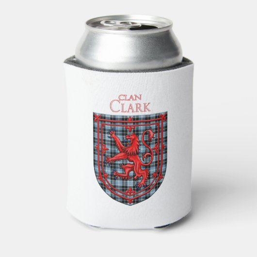 Clark Tartan Scottish Plaid Lion Rampant 缶クーラー (缶裏面)