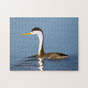 Clark's Grebe'絵画s - Bird Artオリジナル ジグソーパズル