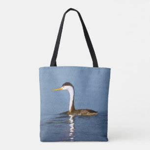 Clark's Grebe'絵画s - Bird Artオリジナル トートバッグ