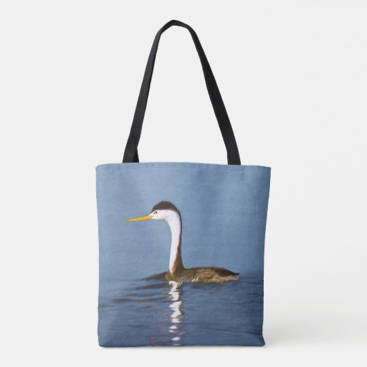 Clark's Grebe'絵画s - Bird Artオリジナル トートバッグ (裏面)