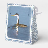 Clark's Grebe'絵画s - Bird Artオリジナル フェイバーボックス (裏面サイド)